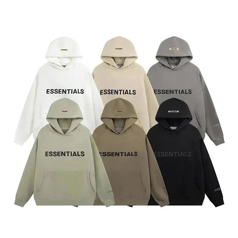 Fear of God ESSENTIALS Hoodies [Reflective Design, 6 Colors]