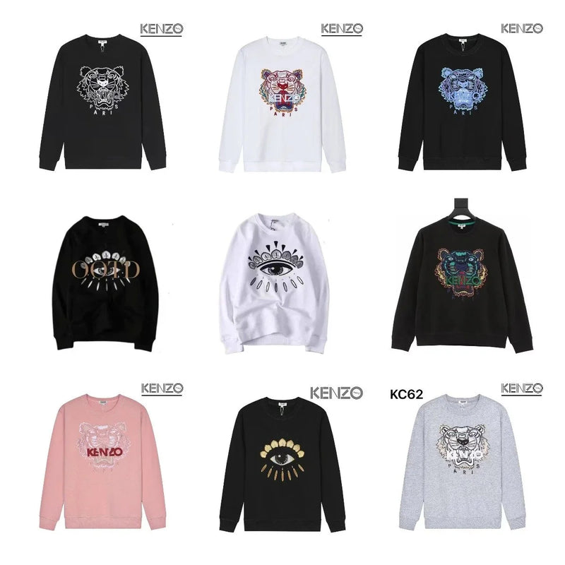 Kenzo Tiger & Eye Motif Sweaters