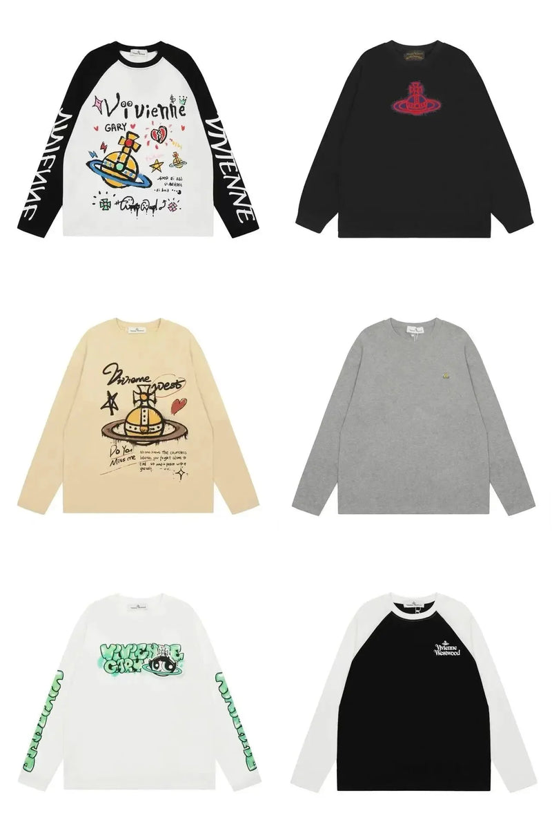 Vivienne Westwood Orb Long Sleeve T-Shirts
