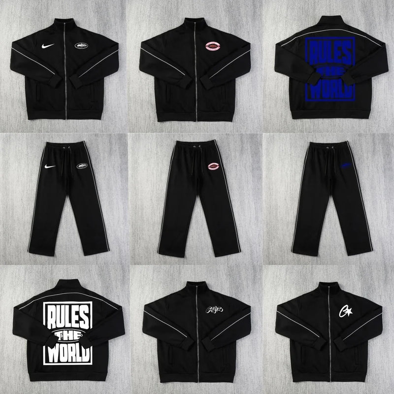 Nike x Corteiz Tracksuits [Multiple Designs Including 'RULES THE WORLD' & Signature Logos] | 7572031917