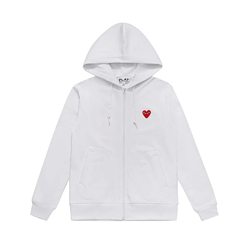 Comme des Garçons PLAY Heart Logo Zip-Up Hoodie [8 styles]
