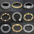 Cuban Link Diamond Bracelet [39 styles]