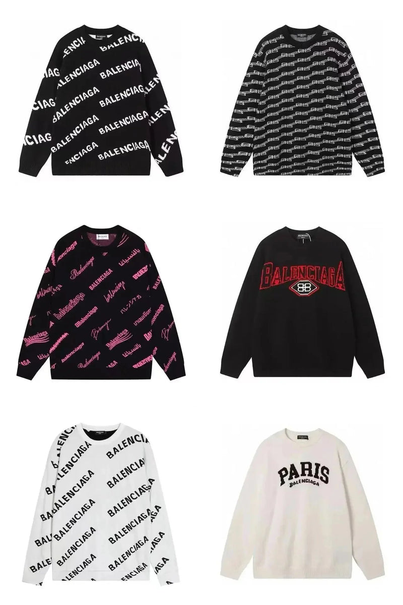 Balenciaga Logo Print Sweater [26 styles]