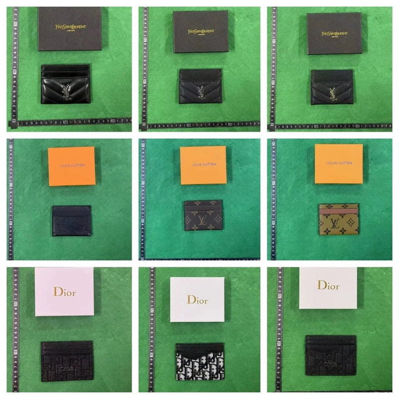 YSL Monogram, LV Monogram & Damier, Dior Oblique Card Holder [40 styles]