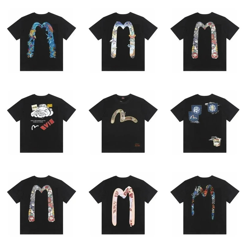 EVISU M Logo T-Shirt [9 Styles]