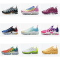 Nike Air VaporMax Plus Running Shoes [Rainbow Fashion Colors, Low-top Design, Stitching Detail]