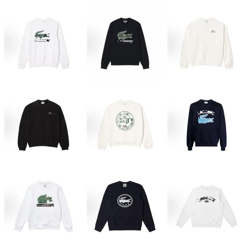 Lacoste Crocodile Logo Sweatshirt [26 styles]