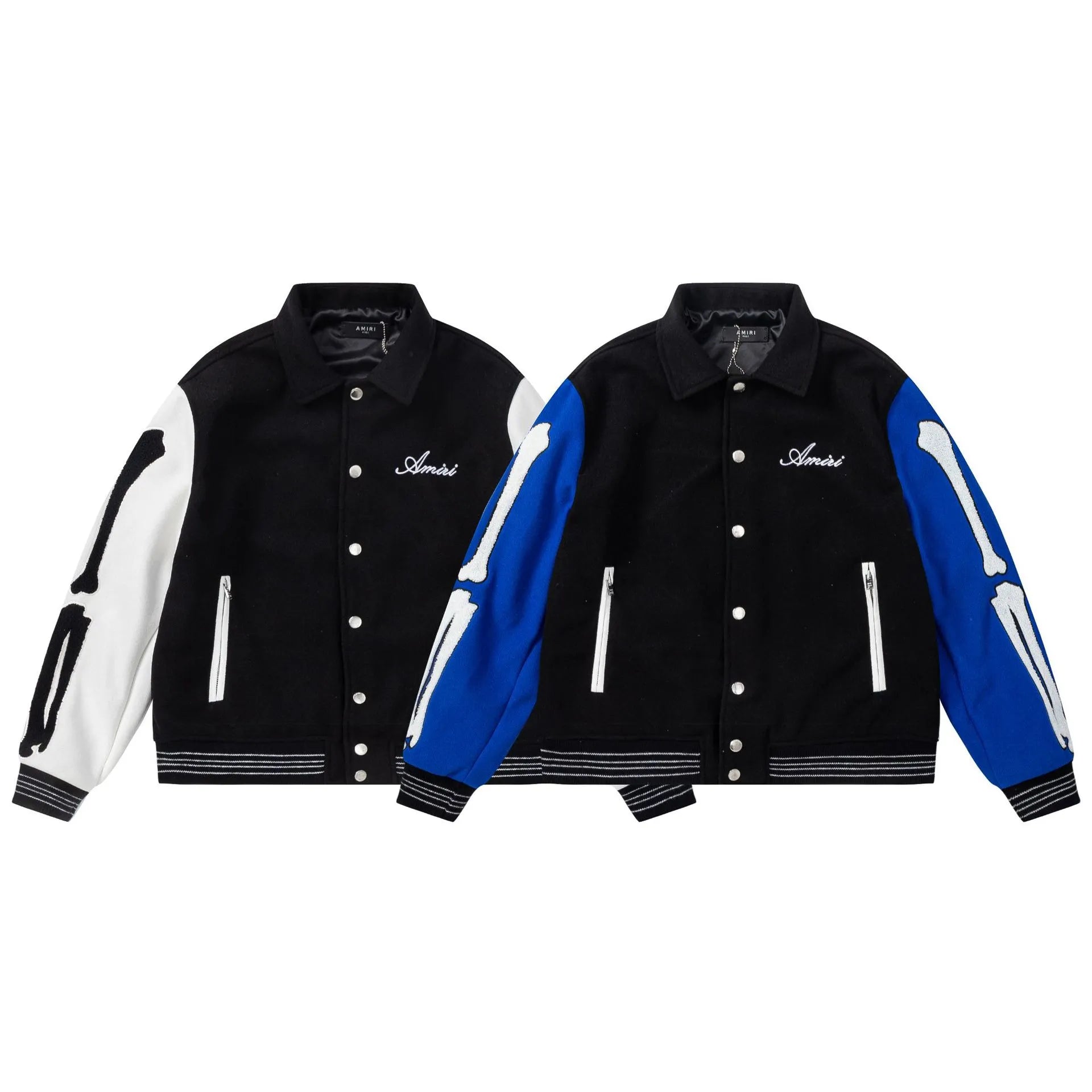 AMIRI Skeleton Varsity Jacket | 7577056130