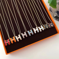 Hermès H Charm Necklace [8 styles]