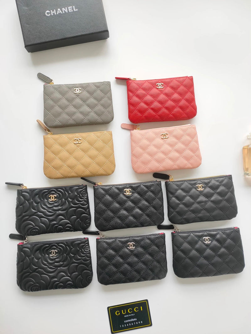 Chanel Quilted and Camellia Coin Purses [29 styles]