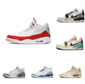 Nike Air Jordan 3 Retro Sneakers [UNC, Black Cat & More Colorways]