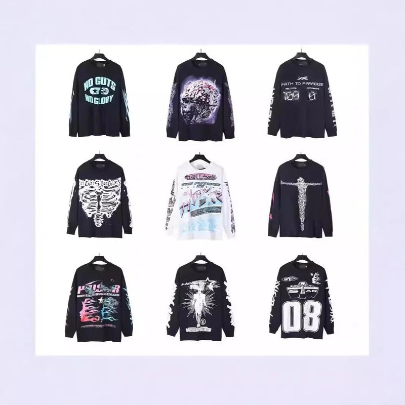 Hellstar Long Sleeve Graphic Hoodies [17 styles]