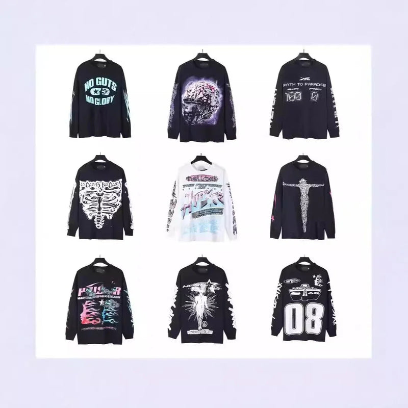 Hellstar Long Sleeve Graphic Sweatshirts [9 Styles]