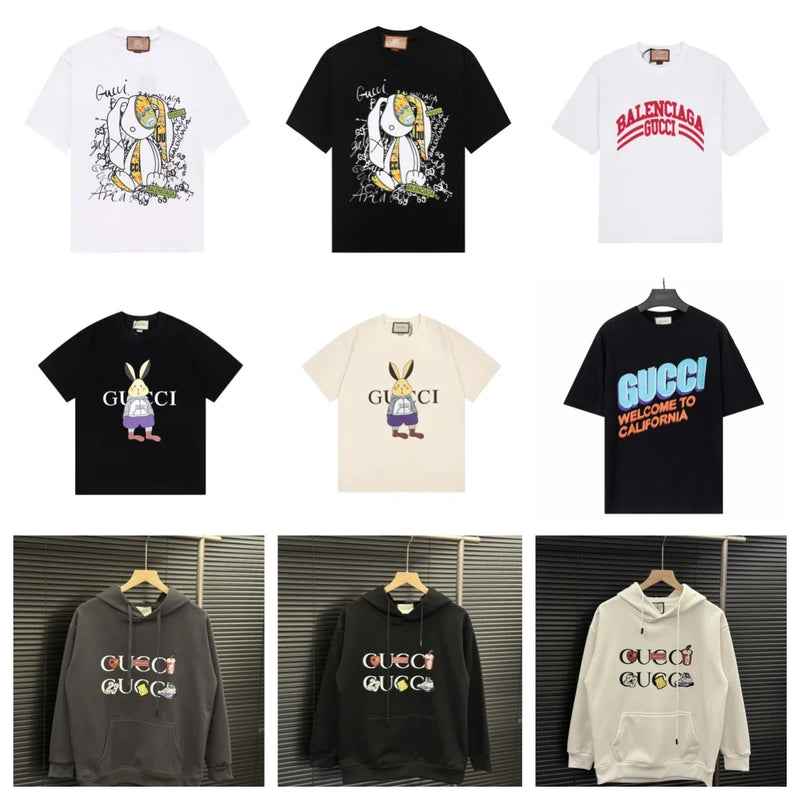 Gucci Rabbit Print / Balenciaga Collaboration / Welcome to California T-Shirt [40 styles]