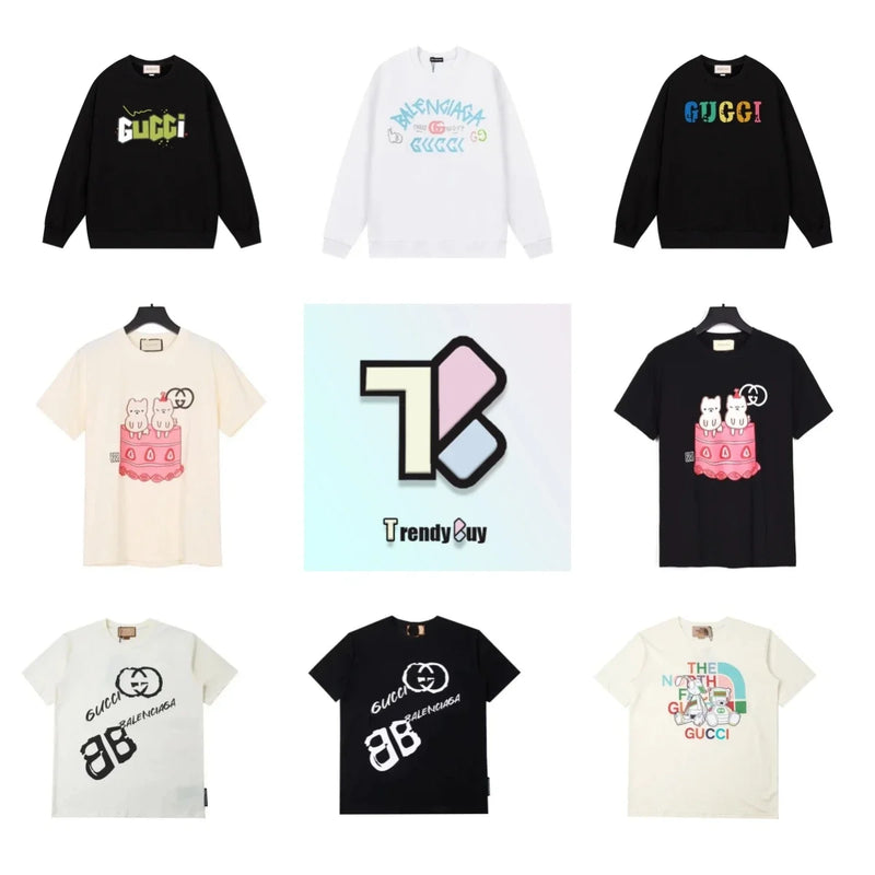 Gucci Balenciaga Collaboration Hoodie/T-Shirt