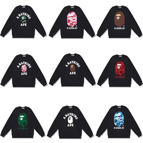 A BATHING APE 1ST CAMO Crewneck Sweatshirt [40 styles]