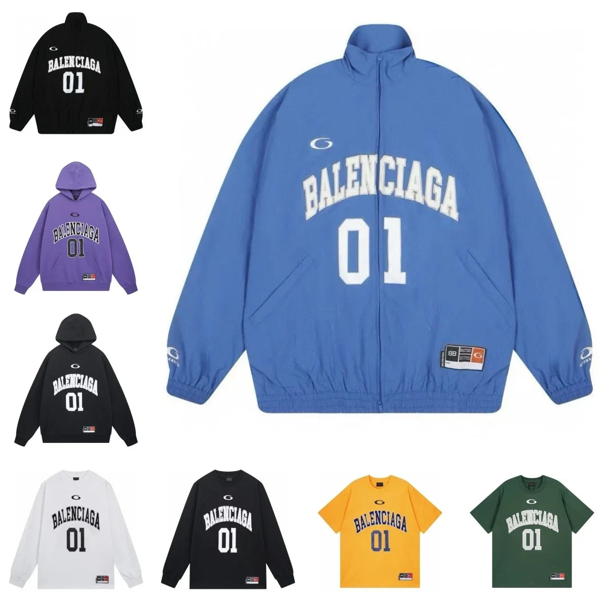 Balenciaga 01 Baseball Jacket | 7570773457