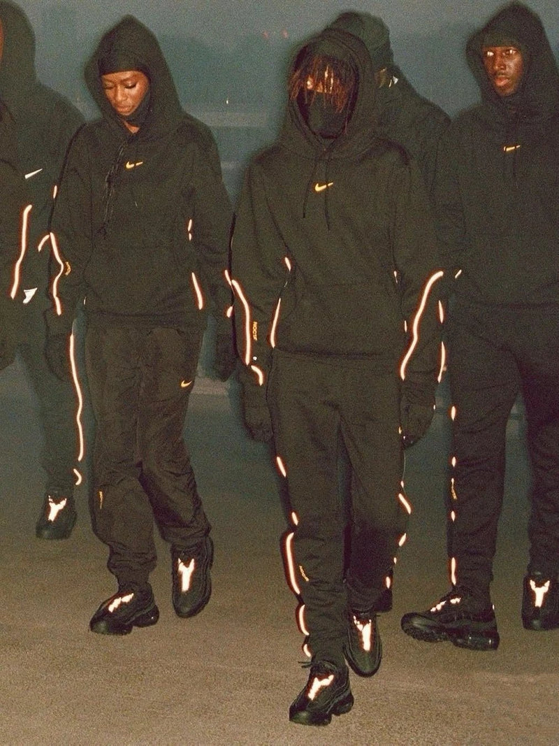 Nike x Stussy Reflective Strips Hoodie & Pants Set [40 styles]