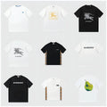 Burberry Equestrian Knight and Check Pattern T-Shirts