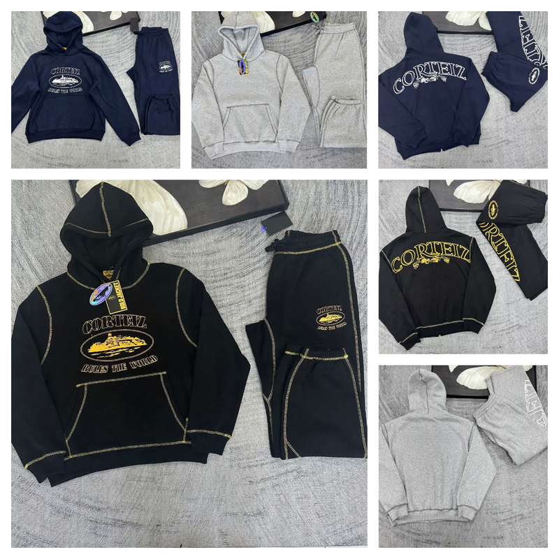 Corteiz Rules The World Hoodie Pants Set [36 styles]