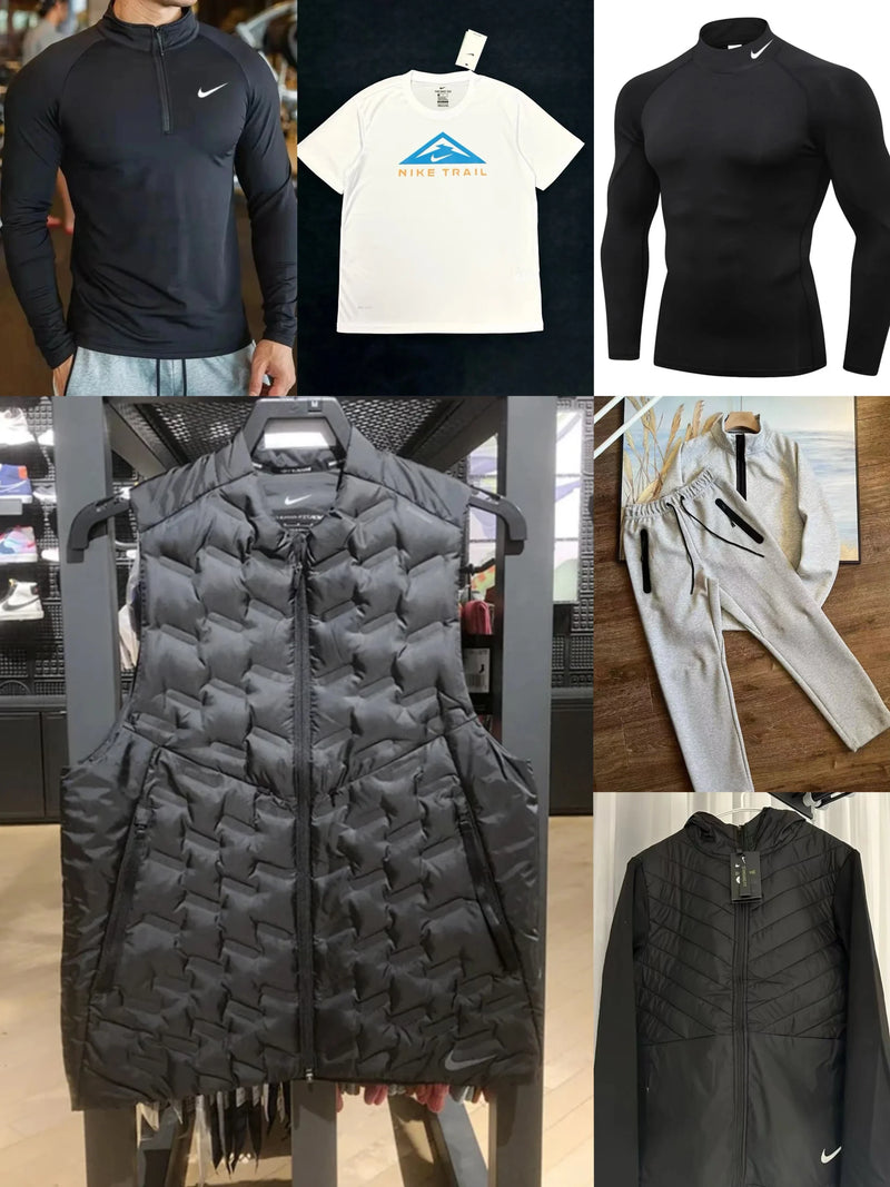Nike Trail T-Shirt/Nike Pro Long Sleeve/Down Vest/Hoodie/Sweatpants | 7570176170