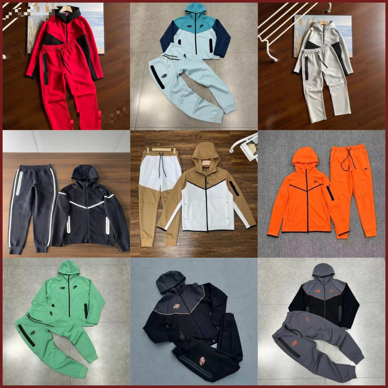 Nike Tech Fleece Hoodie & Pants Set [40 styles] | 7617281641