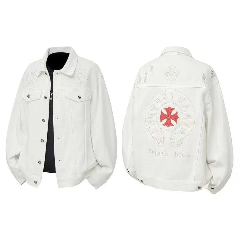 Chrome Hearts Cross Embroidery Denim Jacket [40 styles] | 7576752958