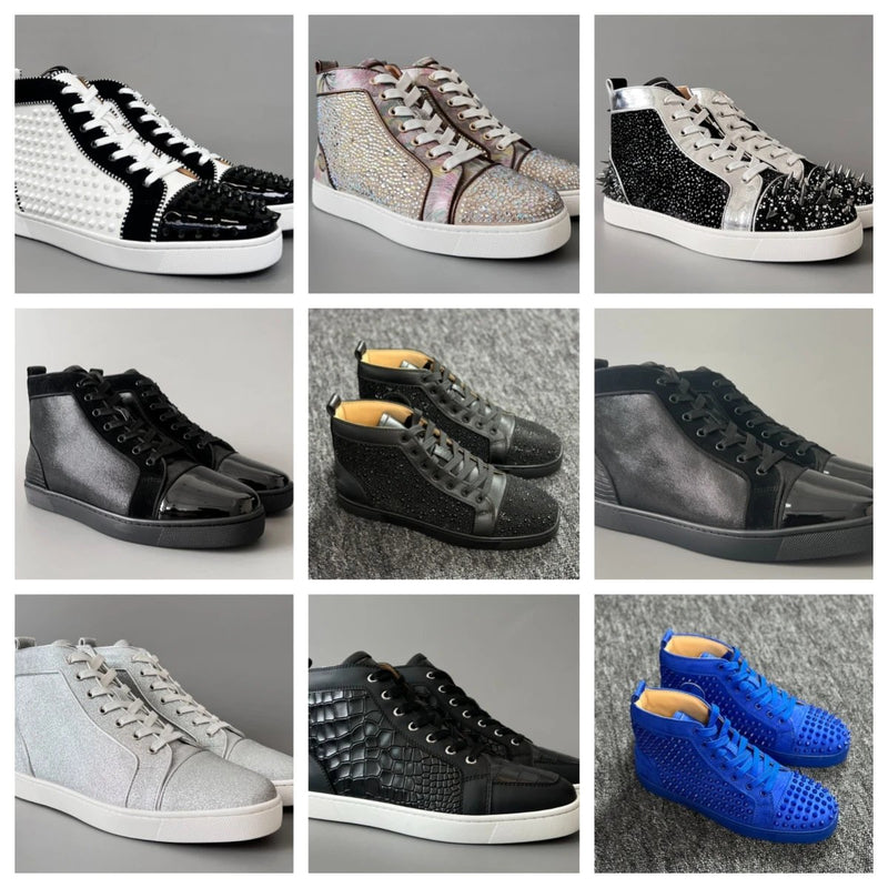 Christian Louboutin Louis Junior Spikes Sneakers [24 styles]