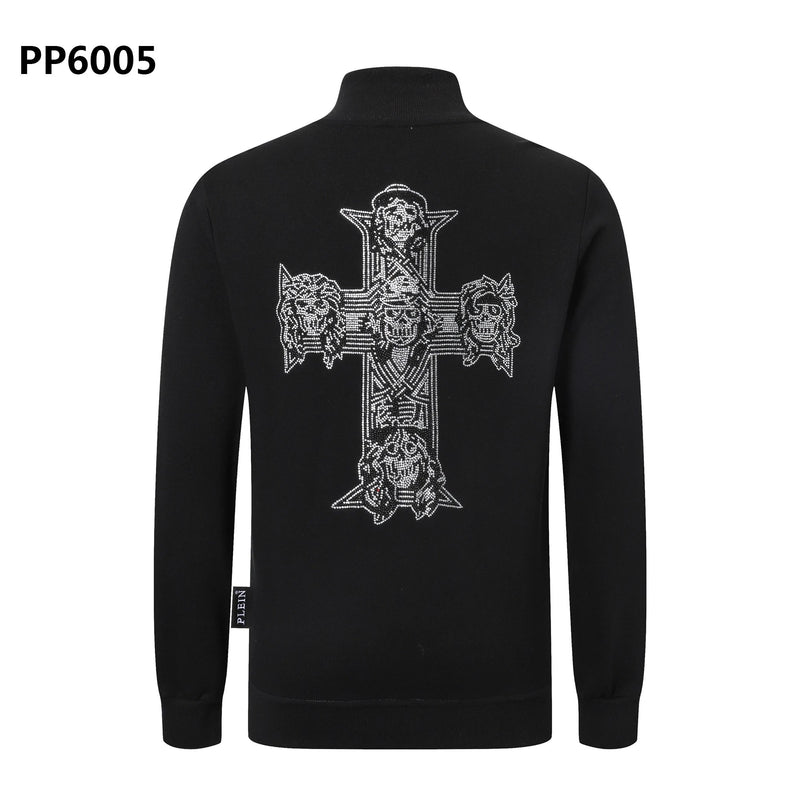 Philipp Plein Cross Skull Zip Sweater [14 styles]