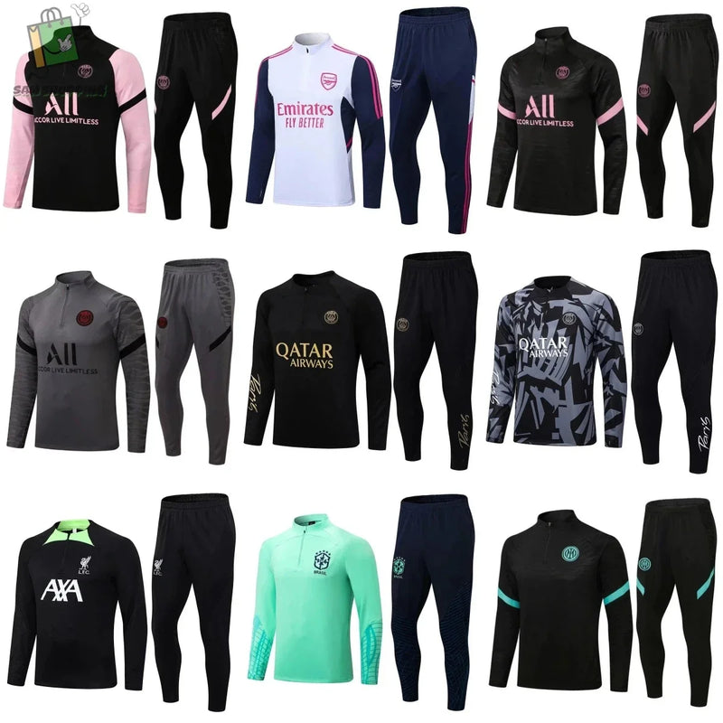 Paris Saint-Germain, Arsenal, Liverpool, Brazil National Team, Inter Milan Training Jersey Sets