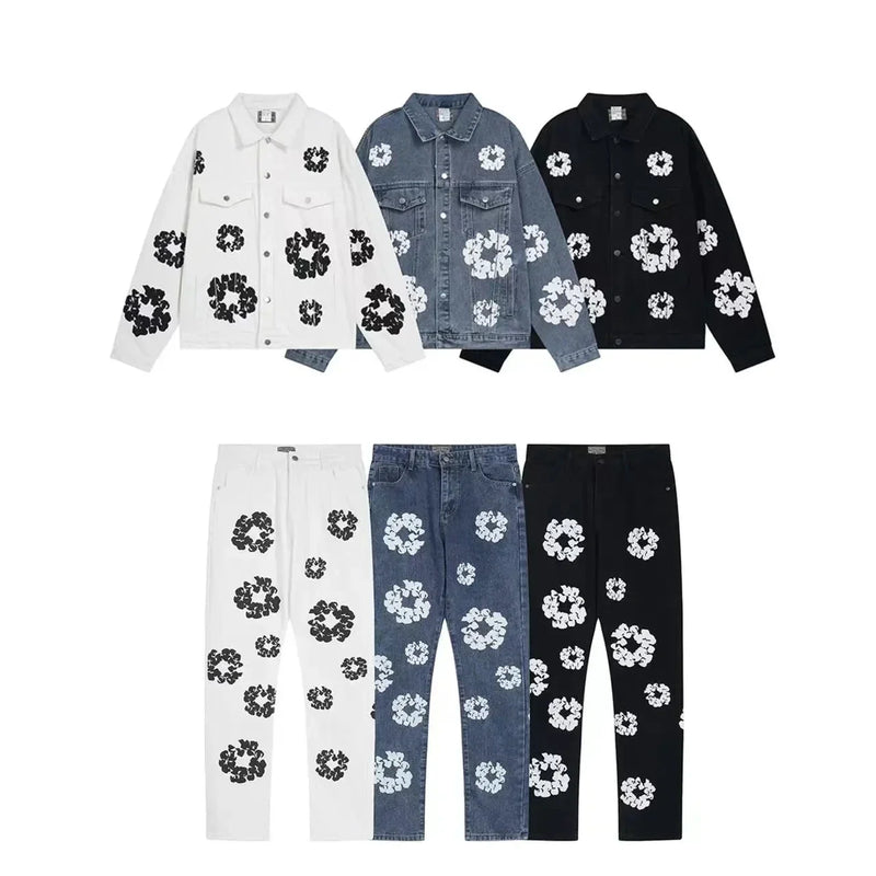 Stone Island Scrunchie Print Jacket and Pants Set | 7573917088