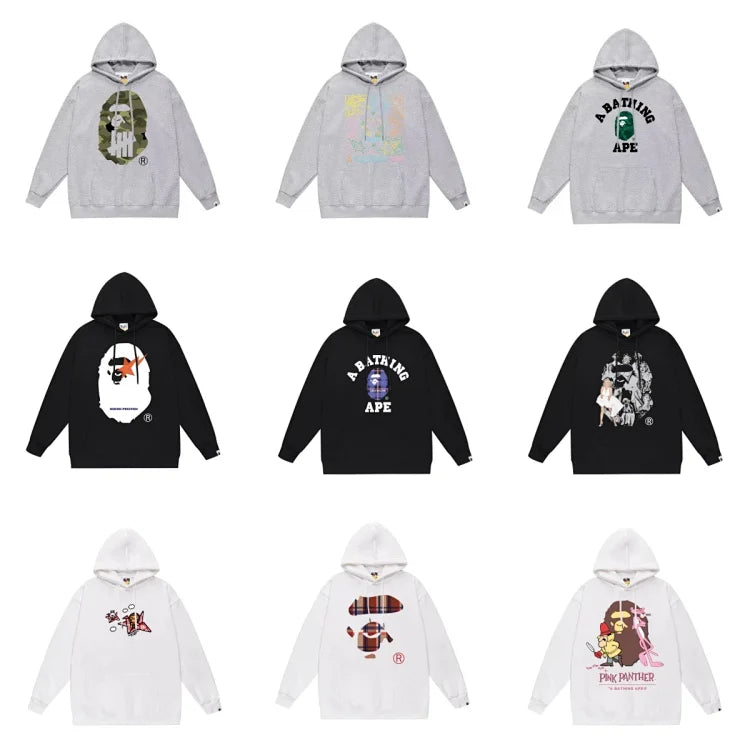 BAPE Fashion sweatshirt (38 styles)