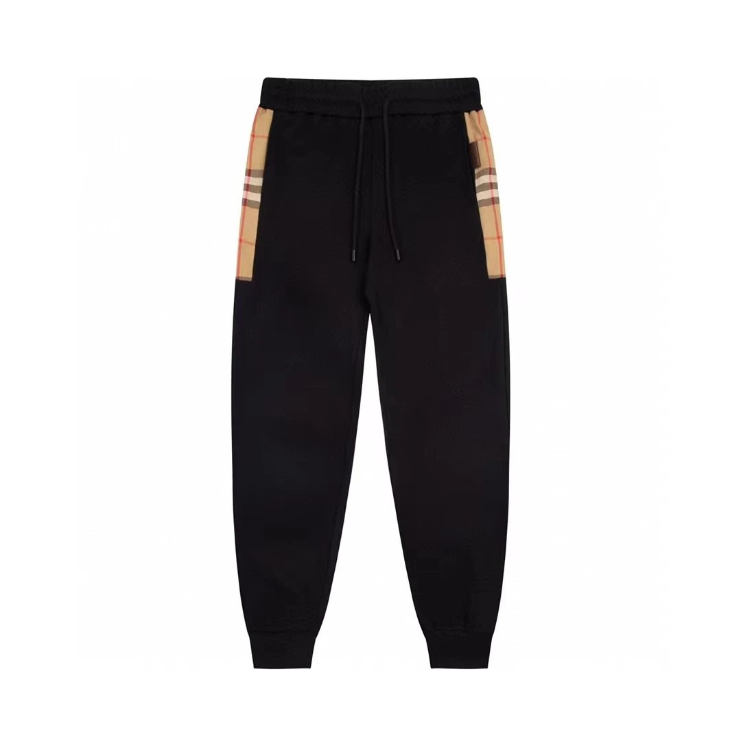 Burberry Check Panel Joggers