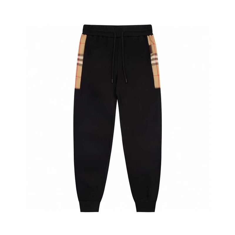 Burberry Check Panel Joggers