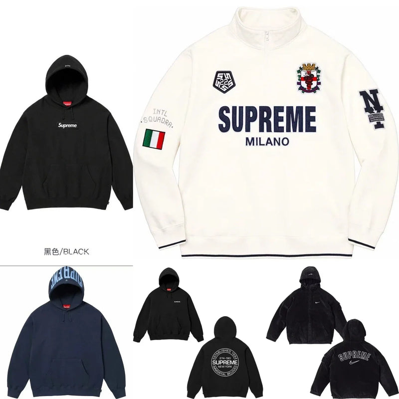 Supreme Milano Half-Zip Sweatshirt & Hoodies Collection