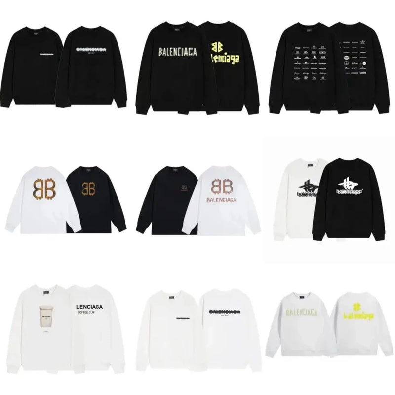 Balenciaga Logo Print Sweatshirts [35 styles]