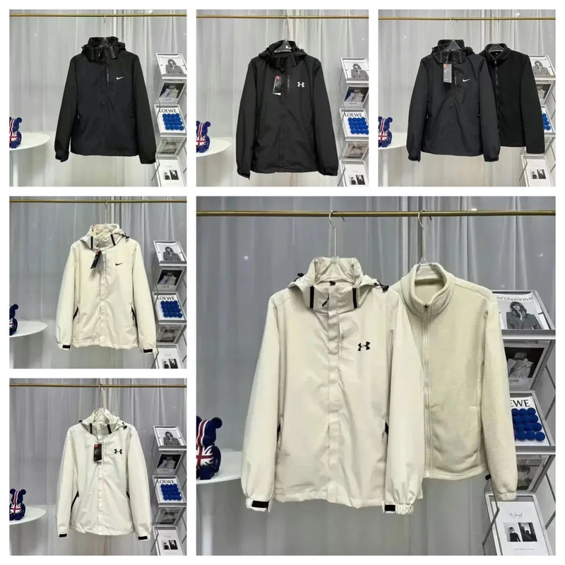 Nike and Under Armour Hooded Jackets [Black & Cream Colors Available] | 7570443800