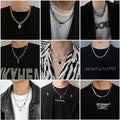 Hip-hop Brand Necklace [40 styles]