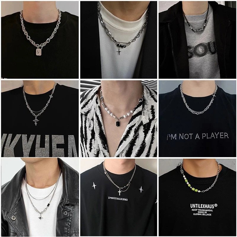 Hip-hop Brand Necklace [40 styles]