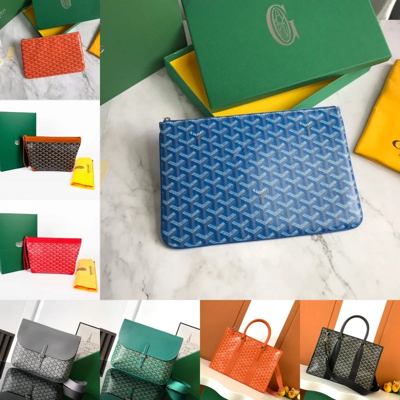 Goyard Saint Louis Canvas Shoulder Bag