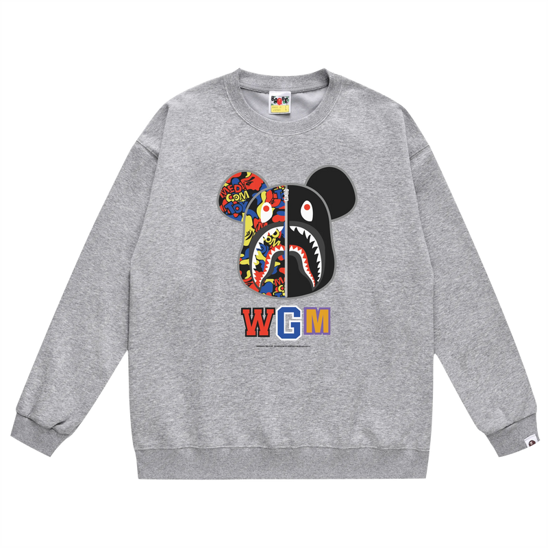 Bape WGM Shark Face Sweatshirt