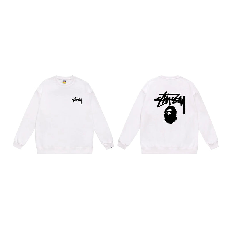 Stussy x BAPE Collaboration Sweatshirt