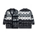 Louis Vuitton Monogram Striped Cardigan Sweater