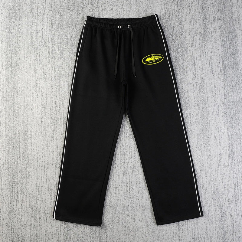 Black Track Pants with Side Stripes and Logo [26 styles]