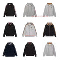 Burberry Check Print Hooded Sweatshirt