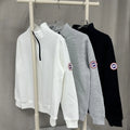 Canada Goose Half-Zip Sweatshirts [White, Grey, Black]