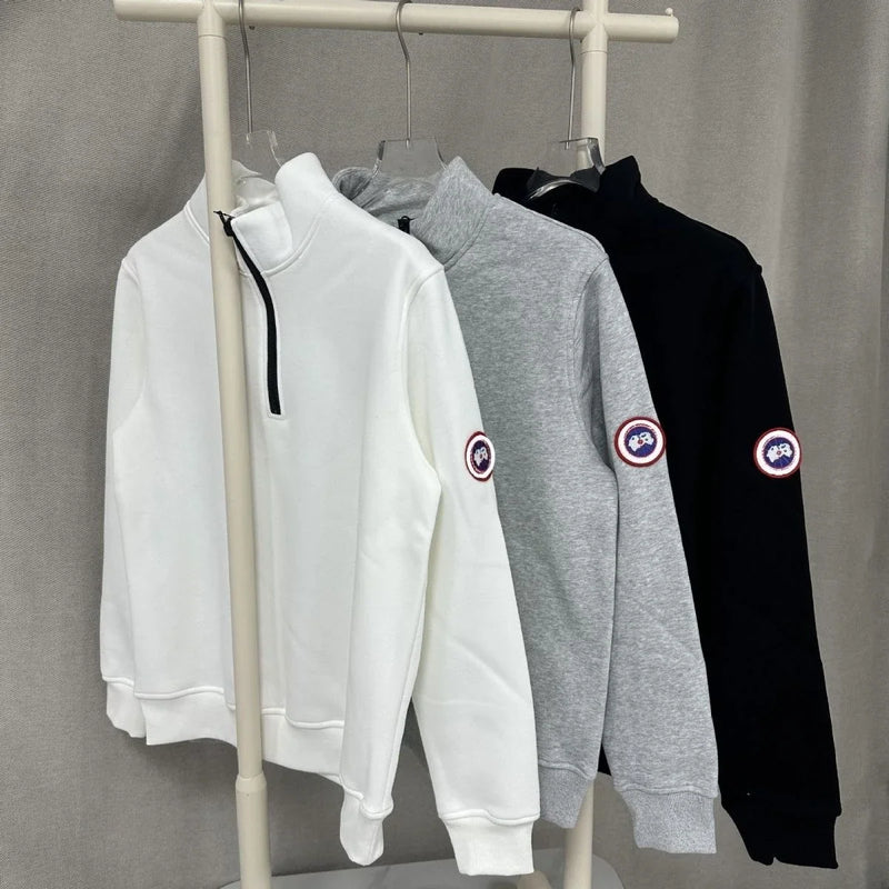 Canada Goose Half-Zip Sweatshirts [White, Grey, Black]